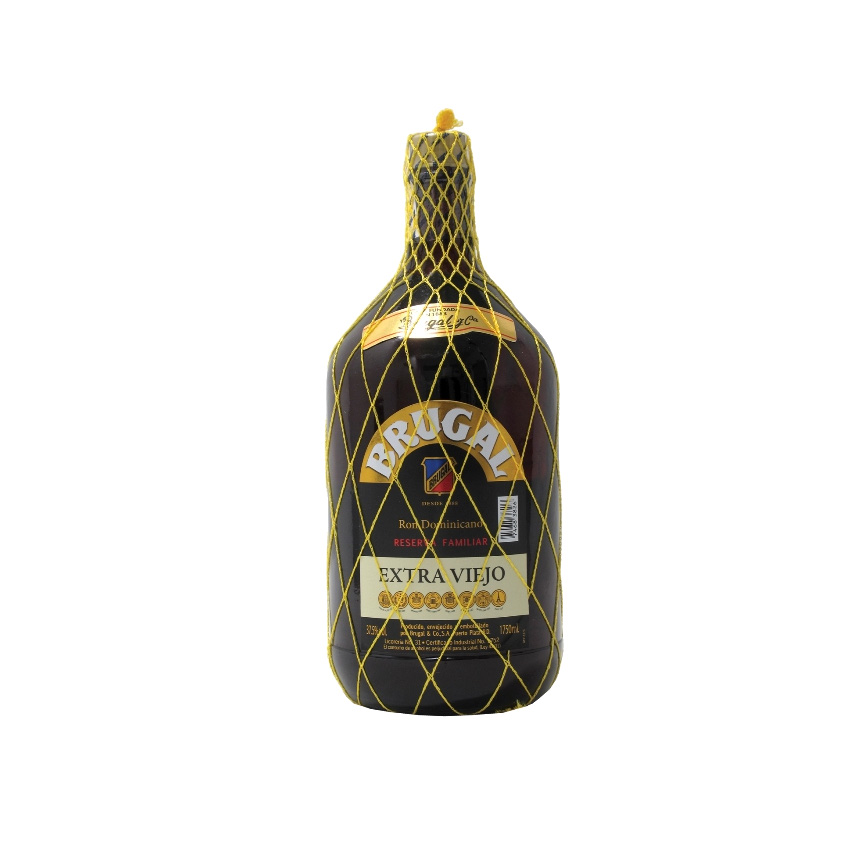 BRUGAL Brauner Rum-8 Jahre-(Gallone) Ron Extraviejo 1750ml, 37,5% vol
