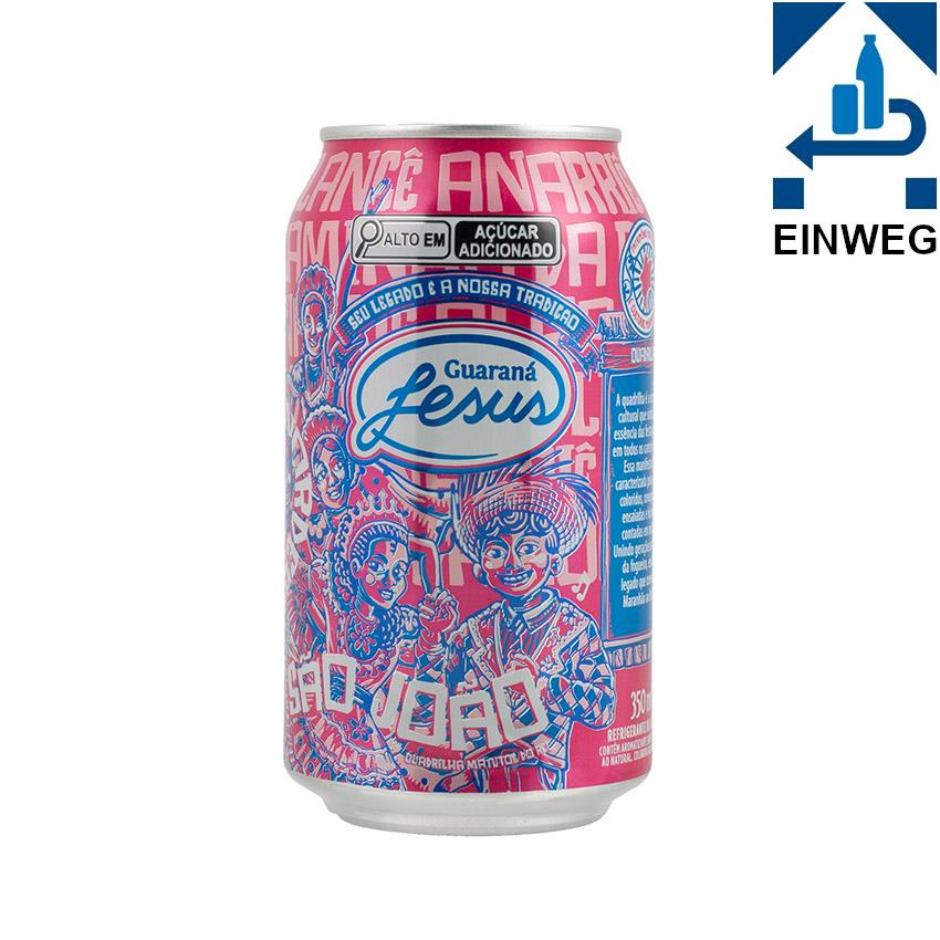 JESUS Koffeinhaltiges Erfrischungsgetränk --DPG-- Guaraná, 350ml