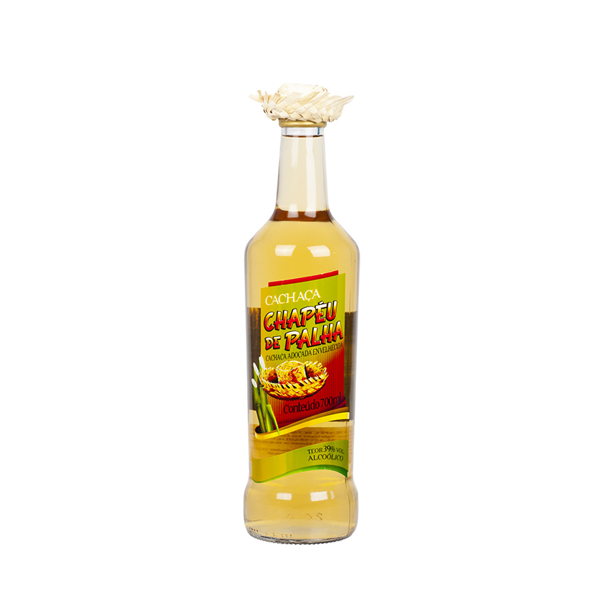 CHAPÉU DE PALHA Spirituose aus Zuckerrohr - Cachaça Ouro 700ml 39% vol