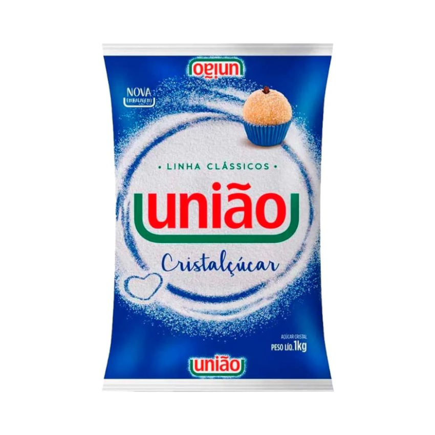 UNIÃO Azúcar de Caña Cristalizado - Açúcar de Cana Cristal, 1kg