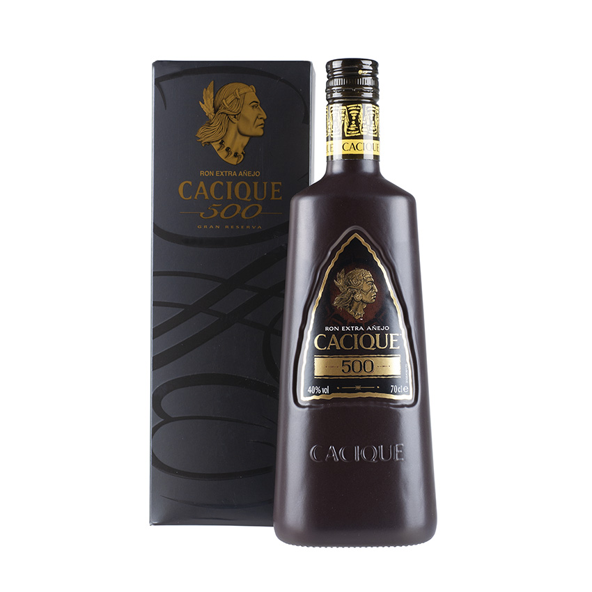 CACIQUE 500 Extra Añejo, Brauner Rum, 700ml, 40% vol.