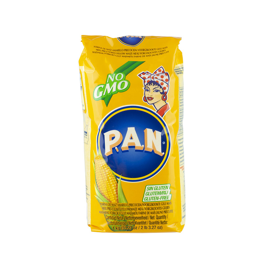 P.A.N. Harina de Maíz Amarillo Precocida, Origen: UE, 1kg