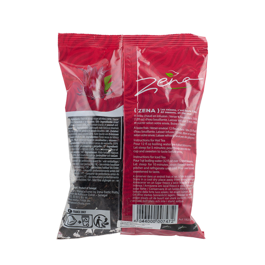 ZENA Flores de Hibisco Secas, 125g