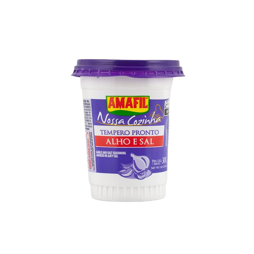 AMAFIL Gewürzsalz mit Knoblauch Alho e Sal - Tempero Pronto Alho e Sal, 300g