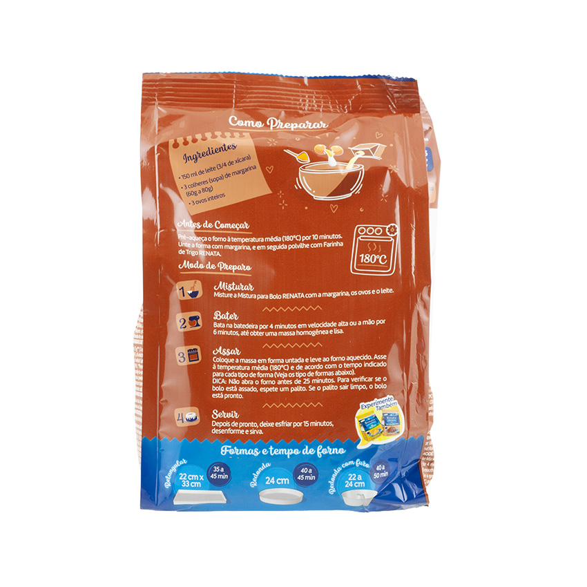 RENATA Backmischung für Schokoladenkuchen - Mistura para Bolo de Chocolate, 400g