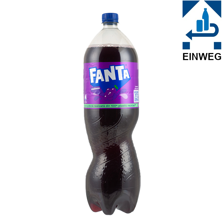 FANTA Traube Erfrischungsgetränk - Refrigerante de Uva 2L -- DPG --