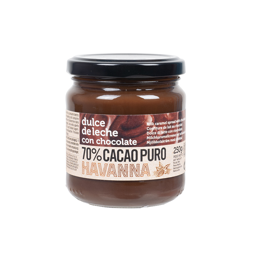 HAVANNA Milchkaramellcreme mit Schokolade - Dulce de Leche con Chocolate, 250g