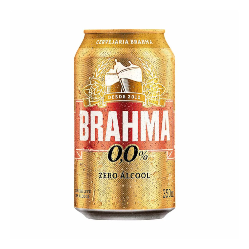 BRAHMA Zero - Cerveza Zero Alcohol, 350ml
