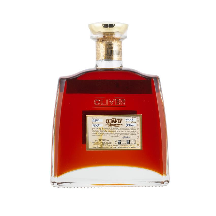 CUBANEY Centenario - Ultra Premium Brauner Rum, 700ml, 41% vol