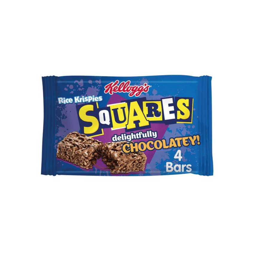 KELLOGG´S Rice Krispies Squares Totally Chocolate Knusperreis-Riegel mit Schokolade144g