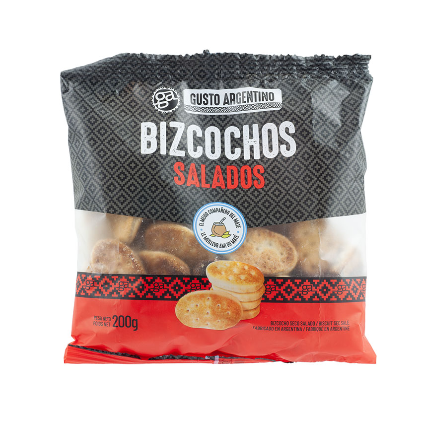 GUSTO ARGENTINO Bizcochos Salados, 200g