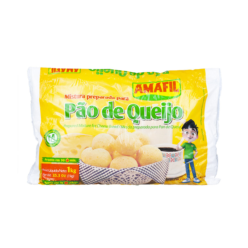 AMAFIL Fertigmischung für Käsebrote - Mistura para Pão de de Queijo, 1 kg