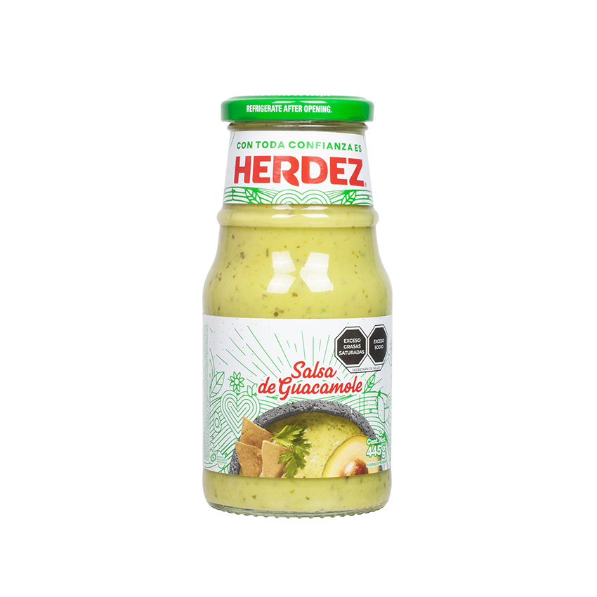 Salsa de Guacamole HERDEZ 445g 