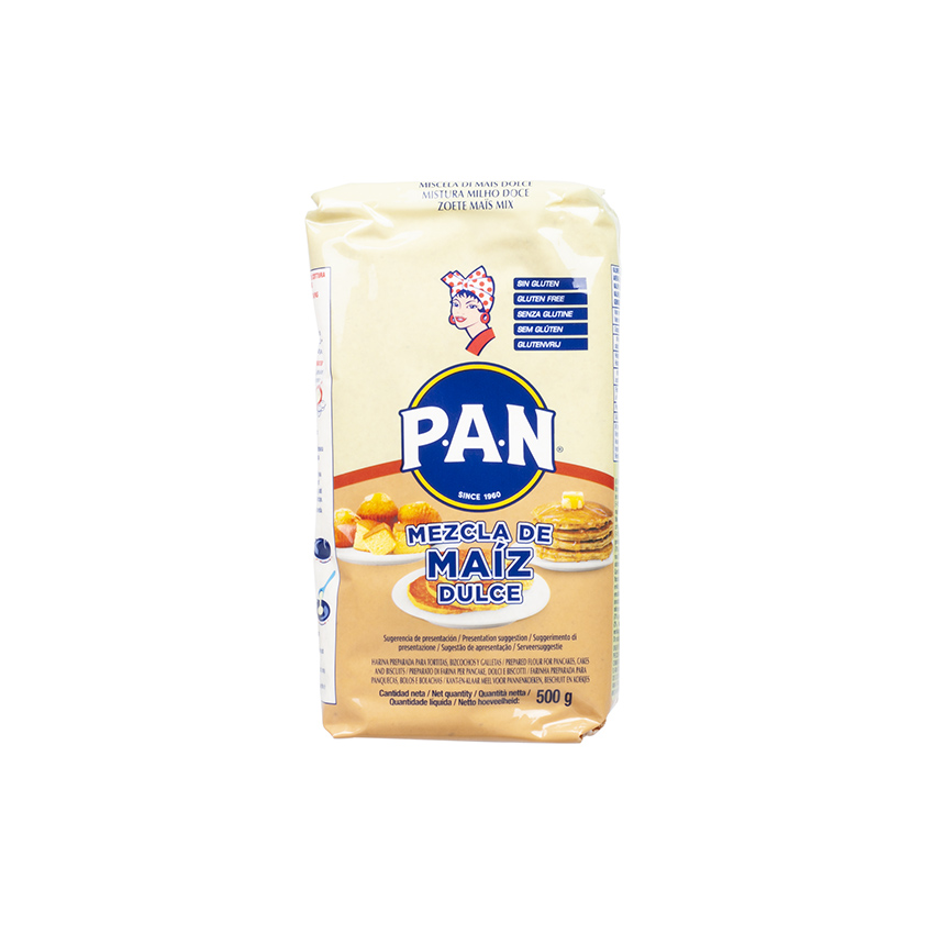 PAN süße Maismehlmischung Herkunft: EU - Mezcla dulce de Harina de Maíz, 500g