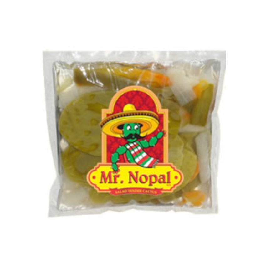 MR. NOPAL Nopales Enteros en Salmuera, 454g (272g)