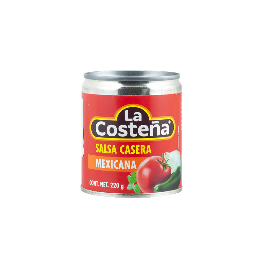 LA COSTEÑA Rote Mexikanische Soße "Casera" Salsa Casera Mexicana, Dose 220g