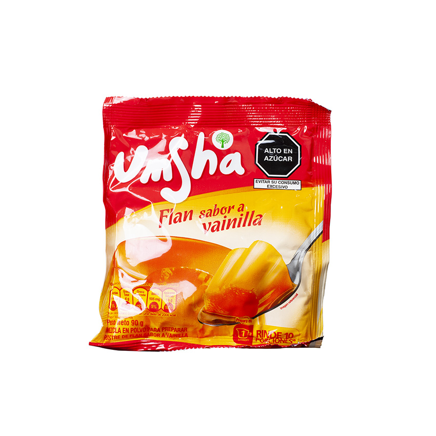 UMSHA Flan Vainilla, 90g 