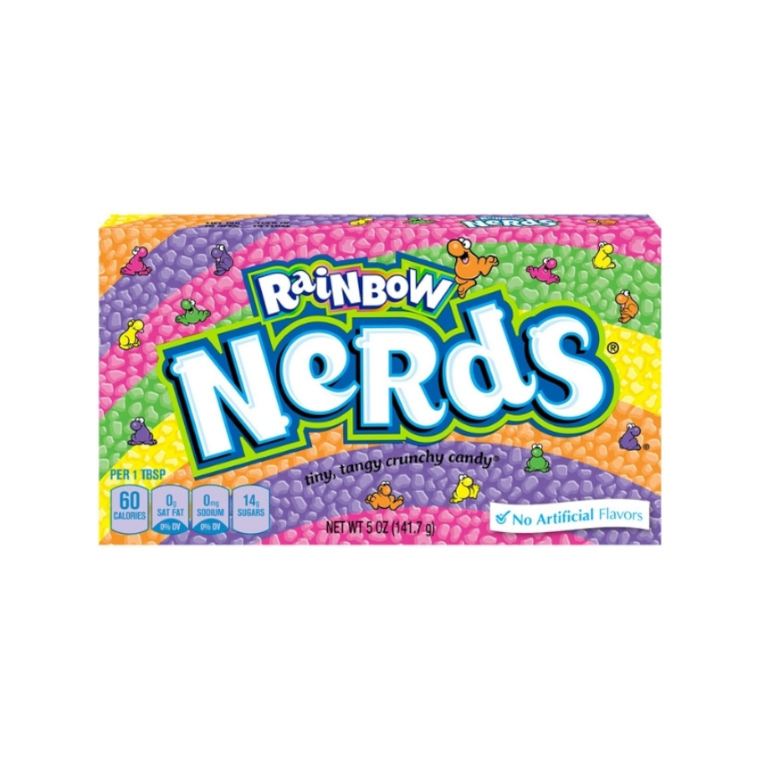NERDS Candy Rainbow - Zuckerdragées mit Fruchtgeschmack, 141g
