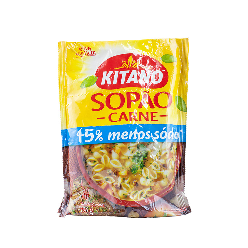 KITANO Suppe mit Fleisch und Gemüse - Sopão de Carne com Macarrão e Legumes 196g