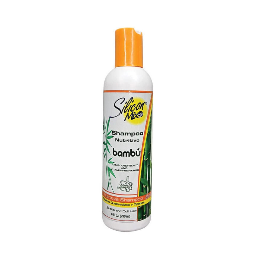 SILICON MIX Shampoo Nutritivo Bambú, 236ml