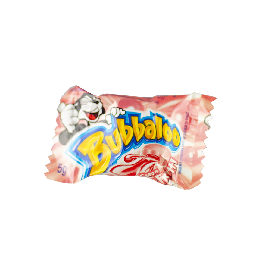 BUBBALOO Kaugummis mit Tutti-Frutti Füllung Chicles Sabor Tutti-Frutti, Display 300g (60 x 5g)