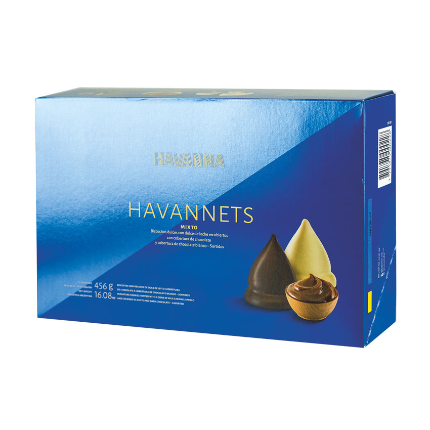 HAVANNA Milchkaramell/Schokoladen Pralinen (12er-Pack) -Havannettes Mixtos, 456g