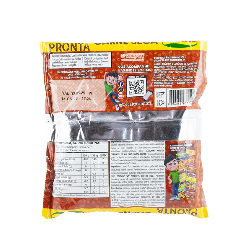 Farofa Pronta Carne-Seca AMAFIL 250g
