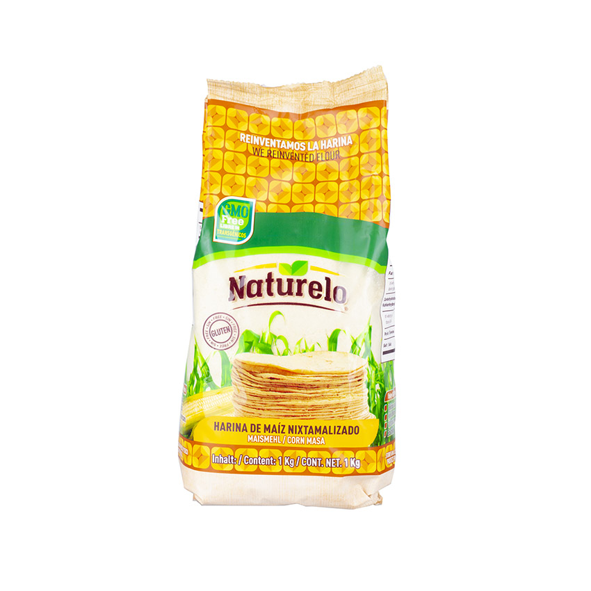 Harina de Maiz Nixtamalizado NATURELO 1Kg 