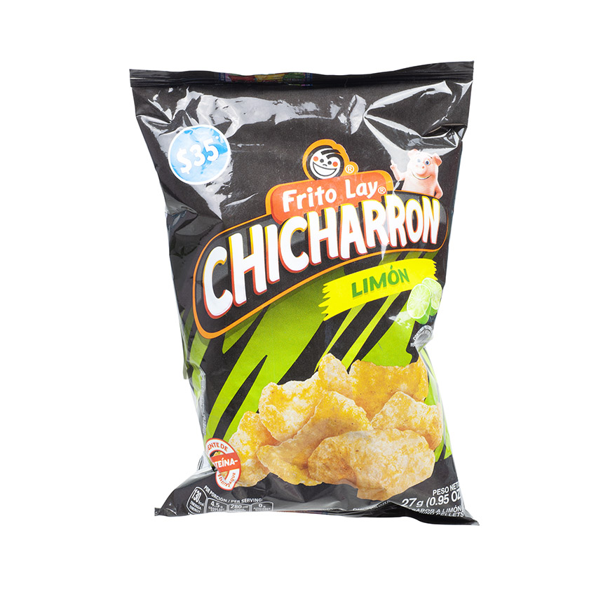 FRITO LAY Knusprige Schweineschwarten Chicharron de Cerdo con Limón 27g
