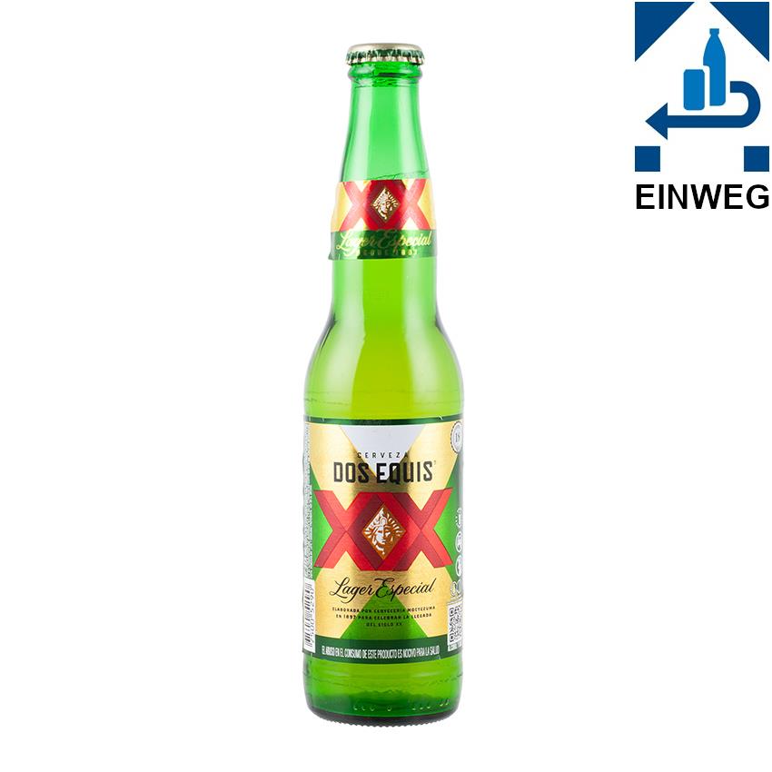 DOS EQUIS XX - Premium Helles Bier aus Mexiko - Cerveza Lager, 355ml, 4,2% vol -DPG-
