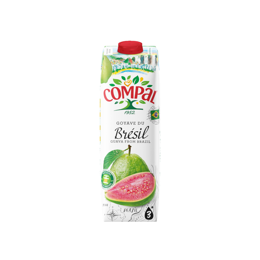 COMPAL Néctar de Guayaba - Néctar de Goiaba , 1L