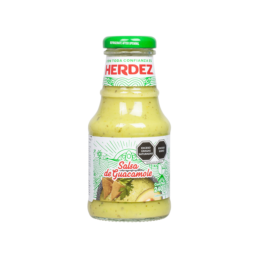 HERDEZ Guacamole Soße - Salsa de Guacamole, 240g 