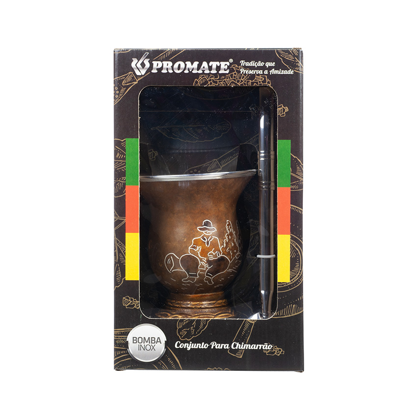 PROMATE Mate-Tee-Set Conjunto Chimarrão Selecionado