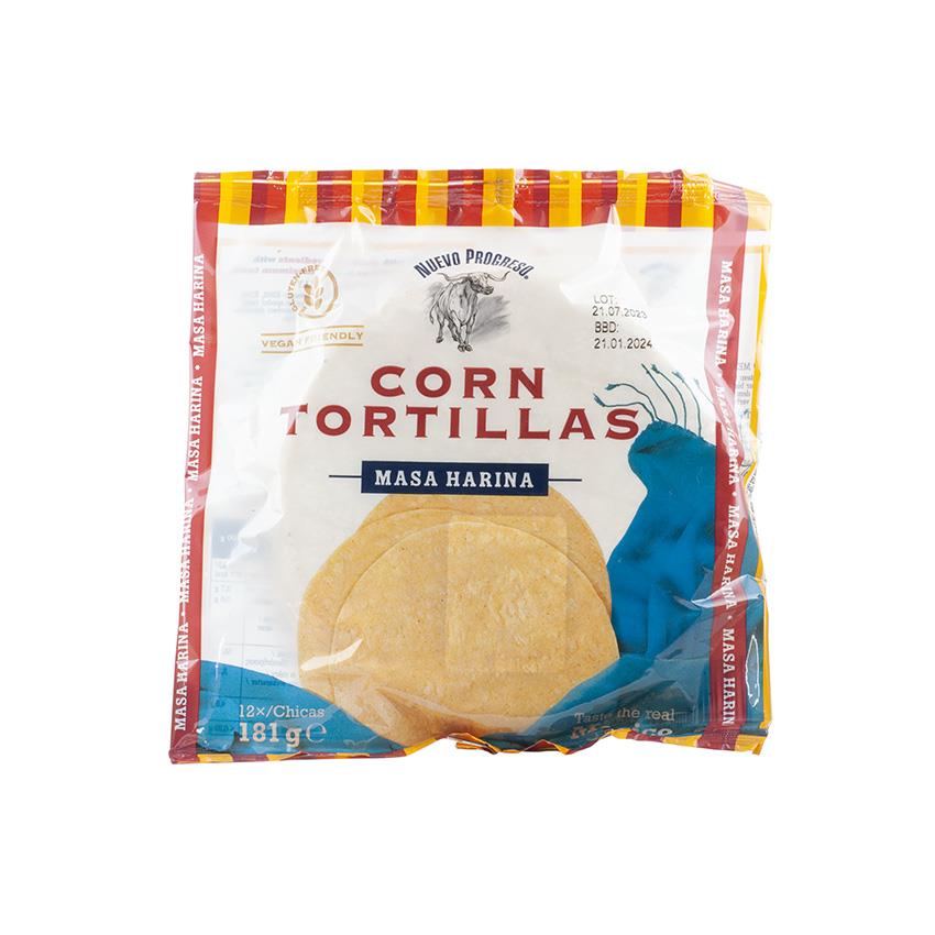 NUEVO PROGRESO Maistortillas - Tortillas de Maiz, 15cm, 181g