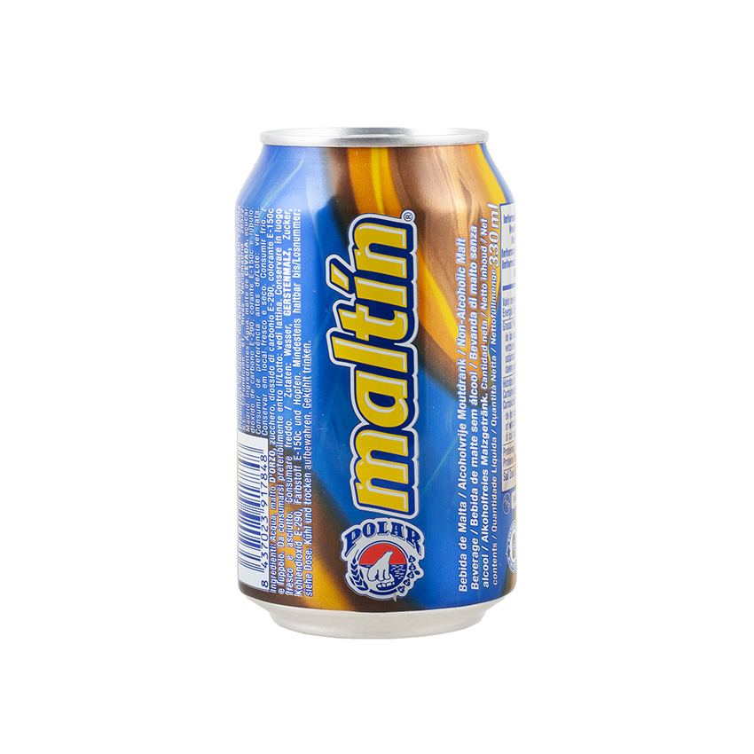 POLAR Malzgetränk Dose - Bebida de Malta, 330ml 