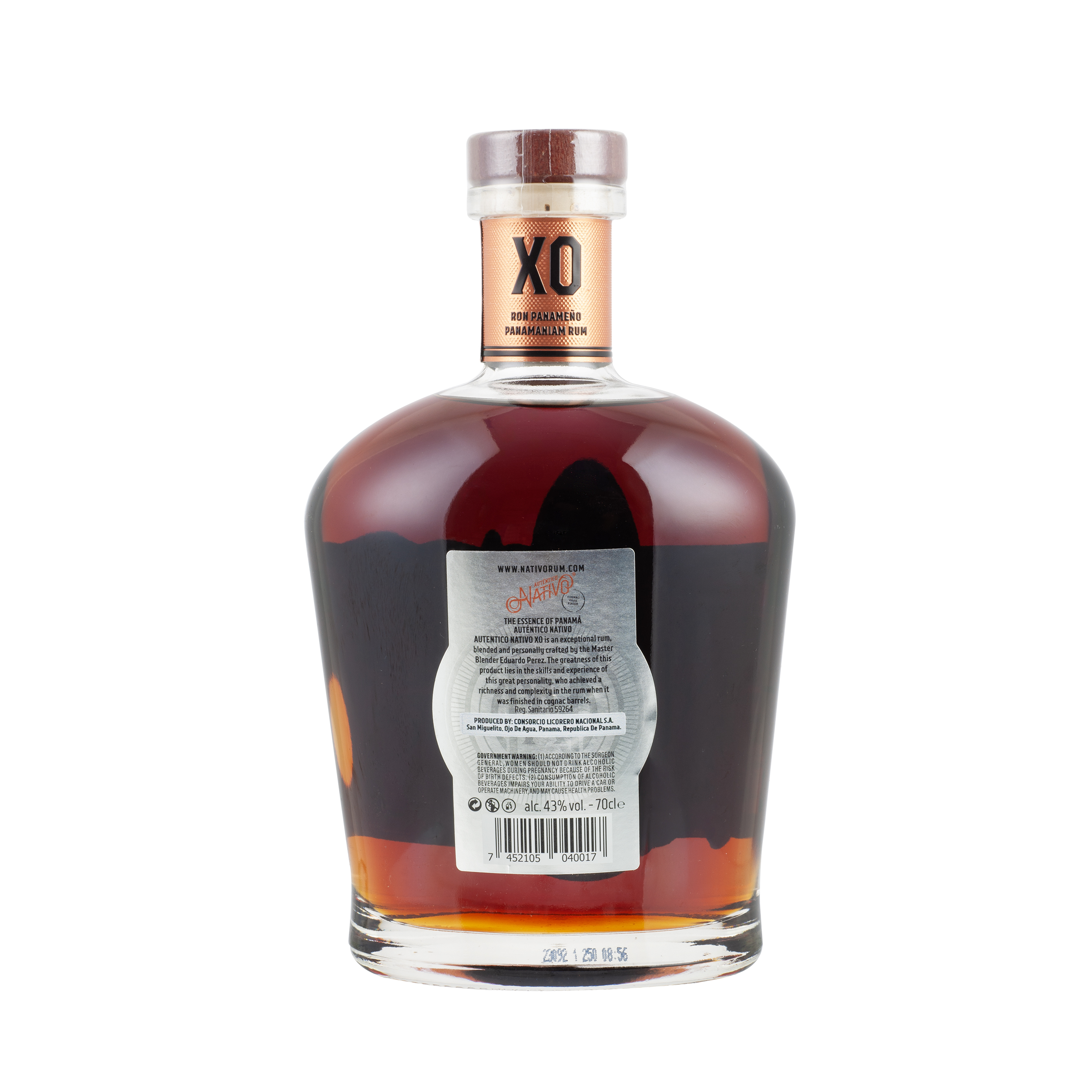 AUTÉNTICO NATIVO XO, 700ml, 43% vol.