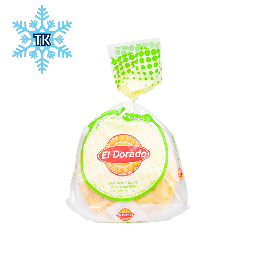 EL DORADO Maisfladen aus süßen Mais, tiefgefroren - Arepa de  Choclo, 300g