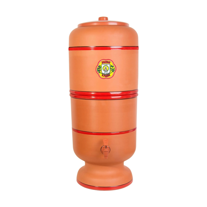 SAO PEDRO Tonfilter, 4 Liter - Filtro de Barro, 4 Litros