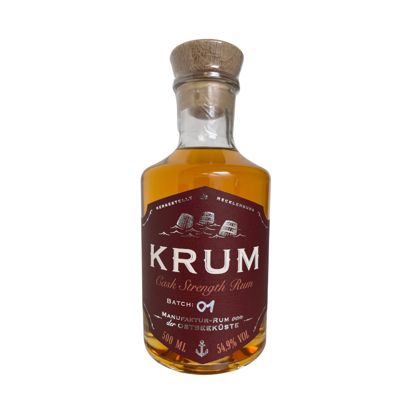 KRUM Cask Strength Rum, 500ml, 54,9% vol 