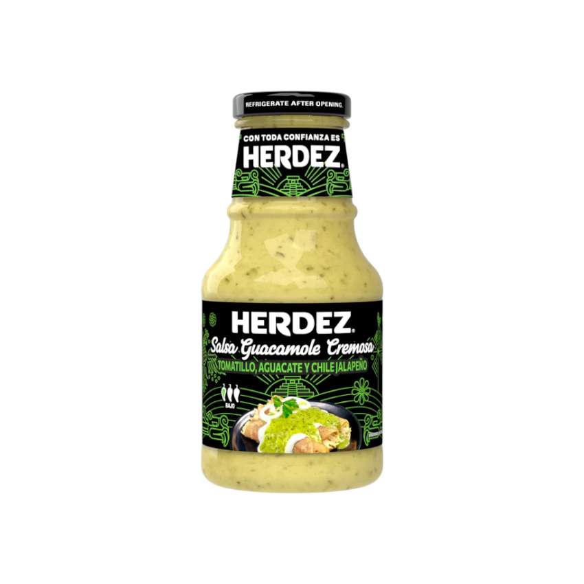 HERDEZ  Salsa de Guacamole Cremosa, 240g