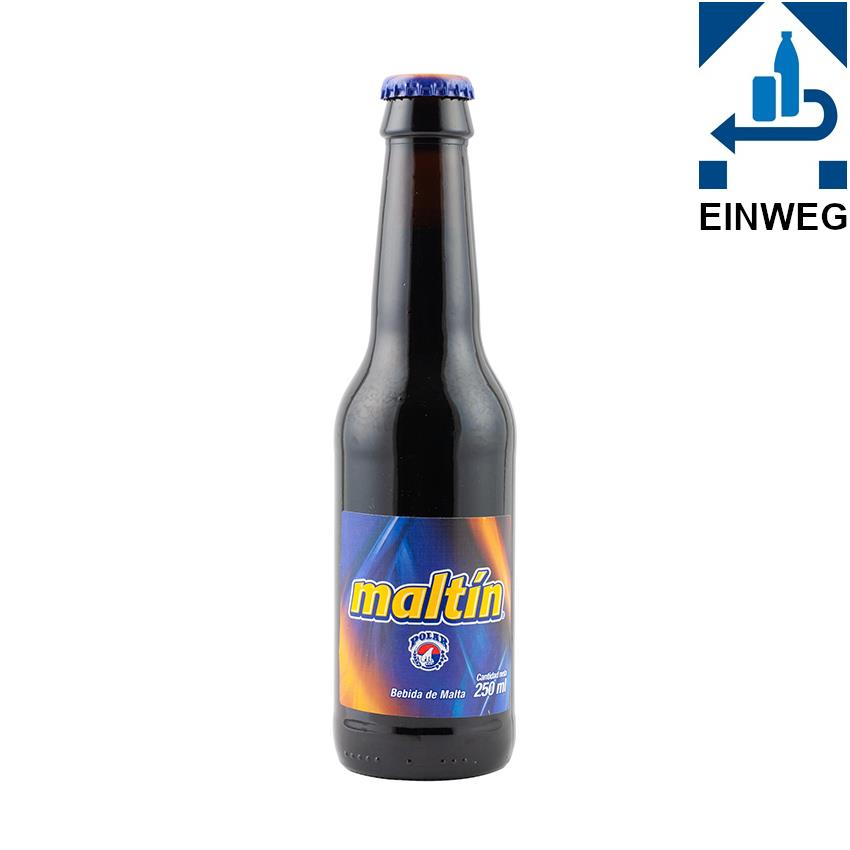 POLAR Maltin - Bebida a base de malta sin alcohol, botella 250ml