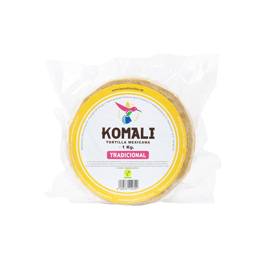 KOMALI Tortilla Mexicana Tradicional, Ø 15cm, 1kg