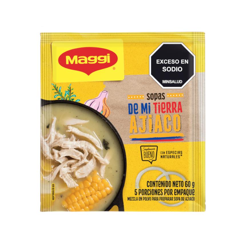 MAGGI Fertigmischung für Ajiaco (Kartoffel-Hühnersuppe) - Sopa Ajiaco, 60g