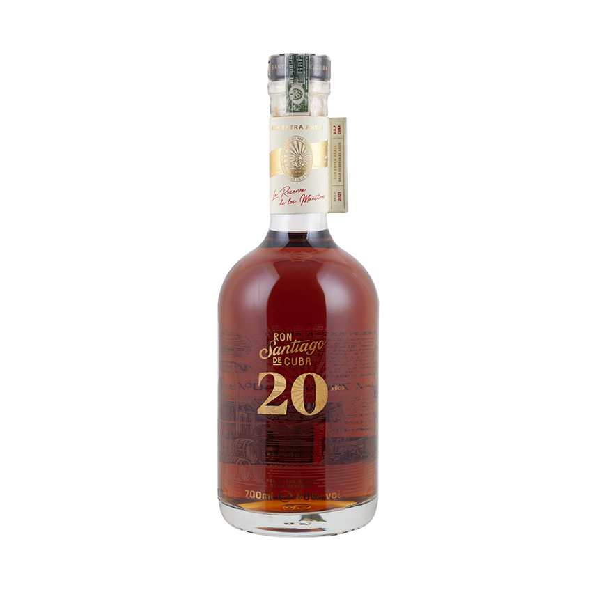 RON SANTIAGO DE CUBA Extra Añejo Gran Reserva 20 Años - Brauner Rum, 700ml 40% vol