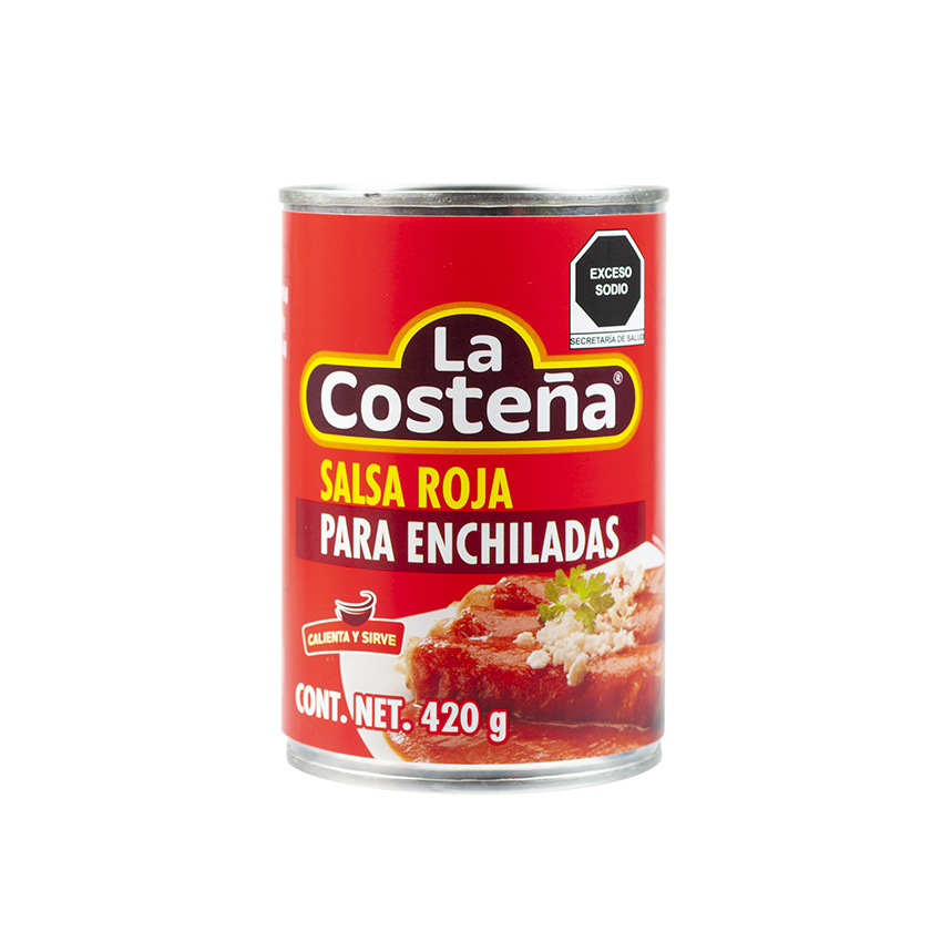 LA COSTEÑA Rote Soße für Enchiladas - Salsa Roja para Enchiladas, 420g