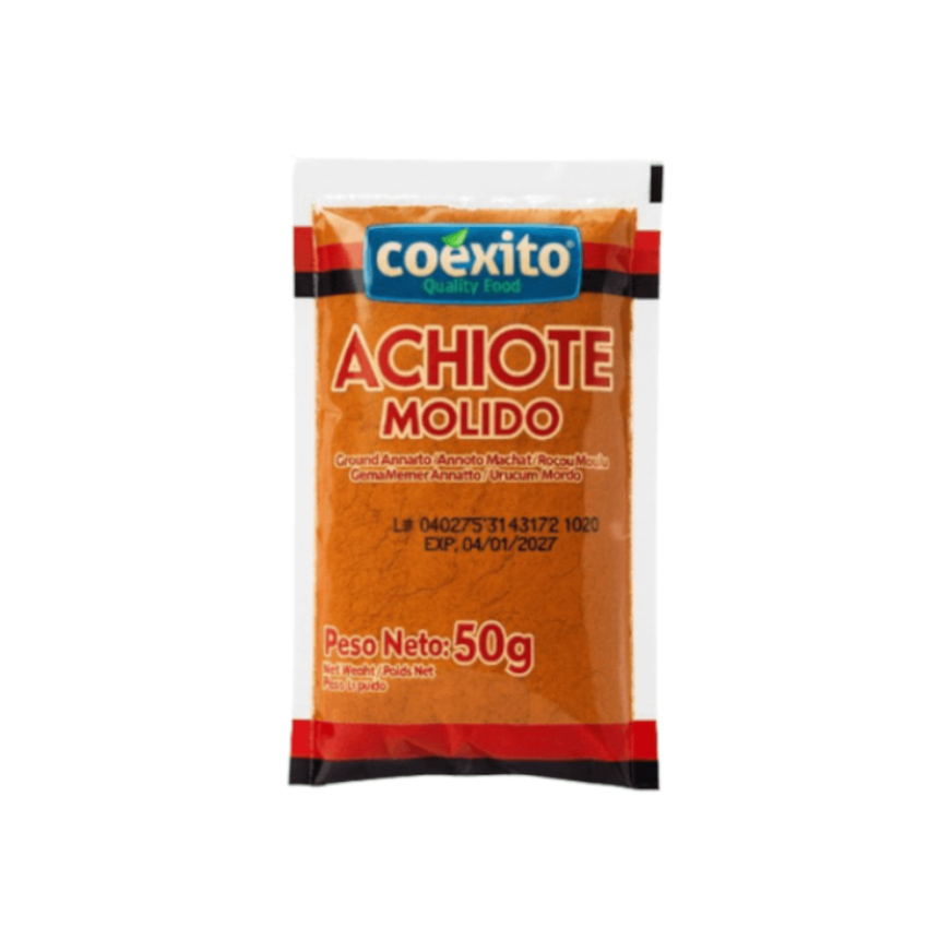 COEXITO Gemahlener Annatto - Achiote Molido, 50g 
