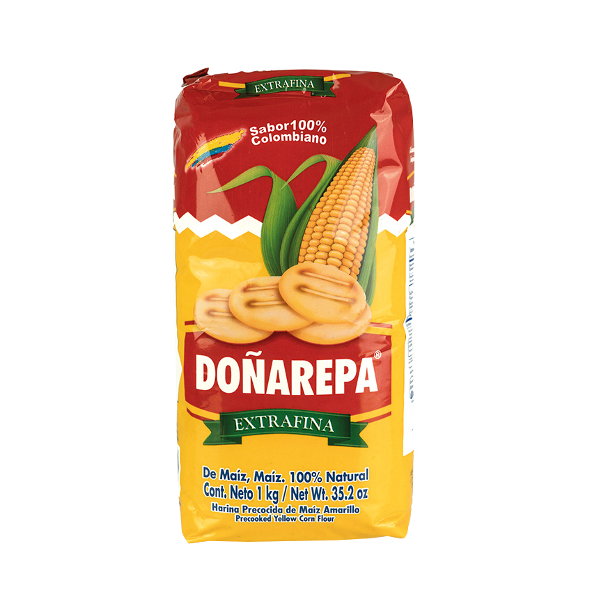 DOÑAREPA Harina Precocida de Maíz amarillo, 1kg