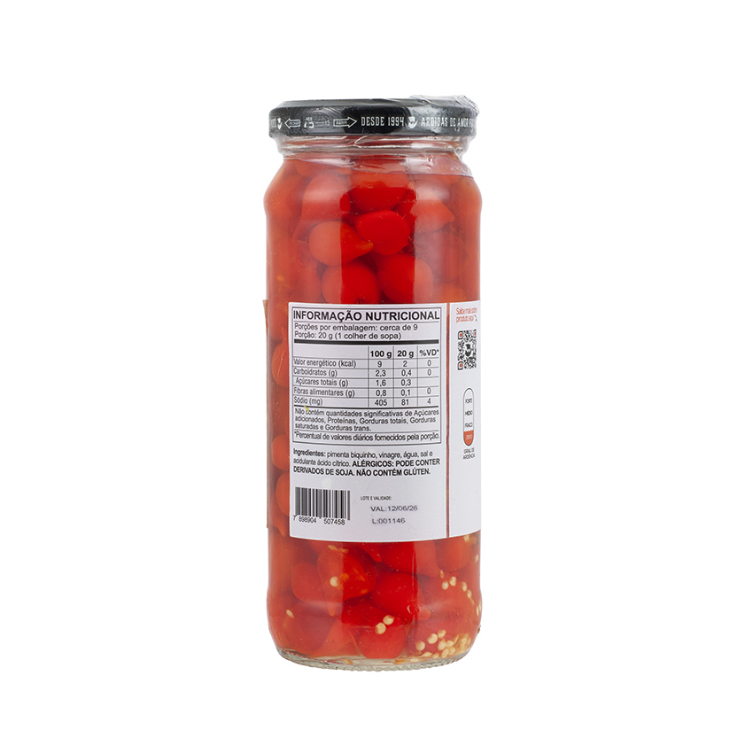 SABOR DAS INDIAS Pimenta Biquinho, 300g  - Abtropfgewicht 170g