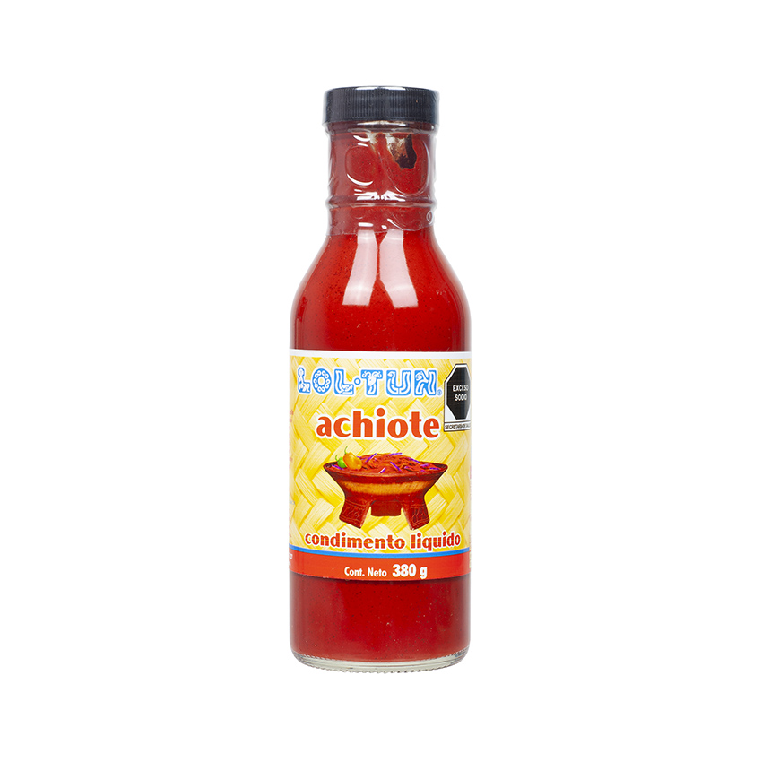 LOL-TUN Flüssiges Annatto-Gewürz - Achiote Condimento Liquido, 380g