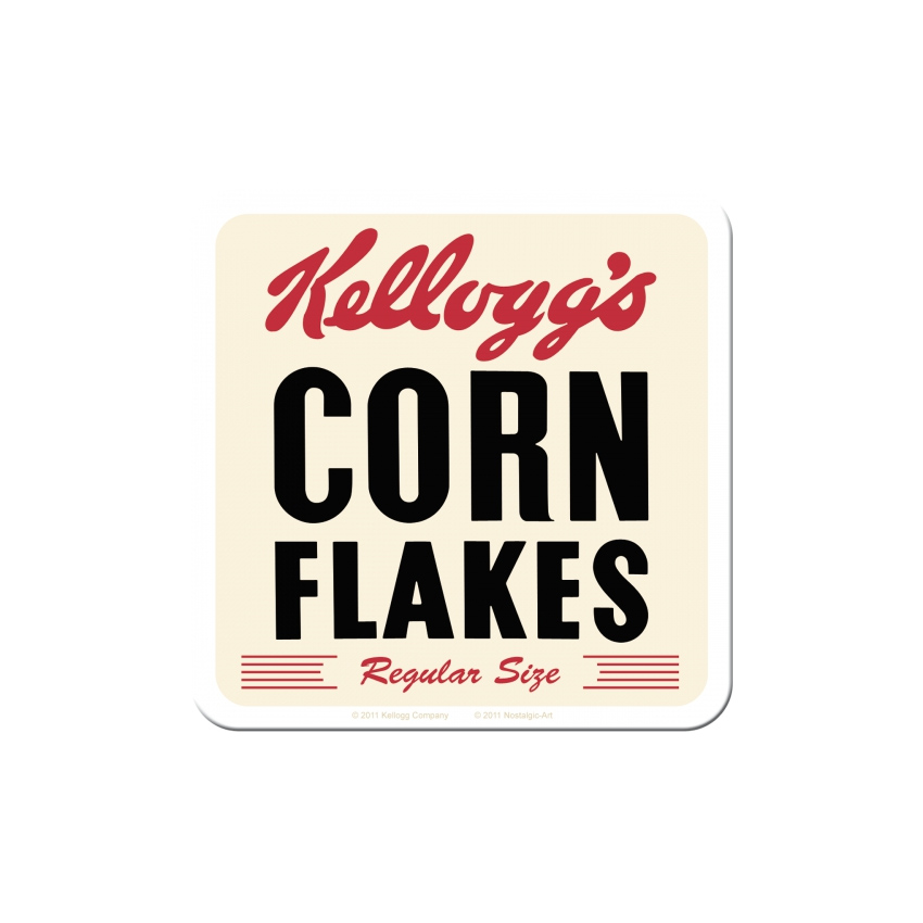 NOSTALGIC ART Untersetzer "Kelloggs Corn Flakes" - Pack mit 5 Stück
